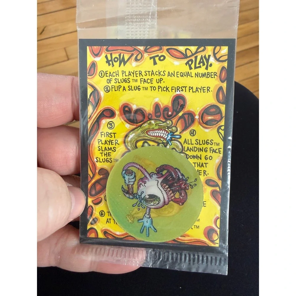 1995 bundle of sealed packs of Slug Pogs from‎ Pinnacle